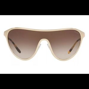 ❌❌❌Prada Shield Sunglasses Pale Gold Frame